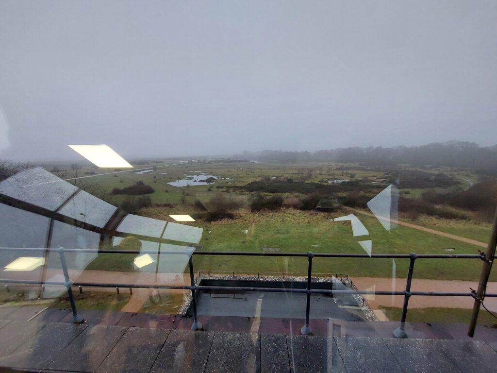 view from the control tower over the heath