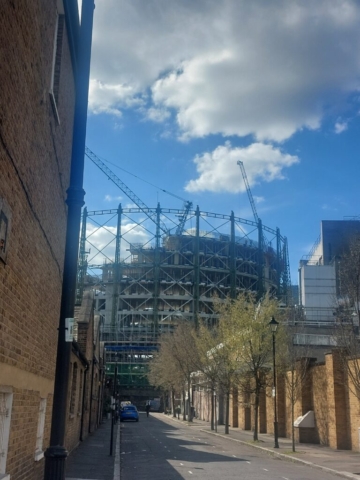 Montford Place Oval gasholder