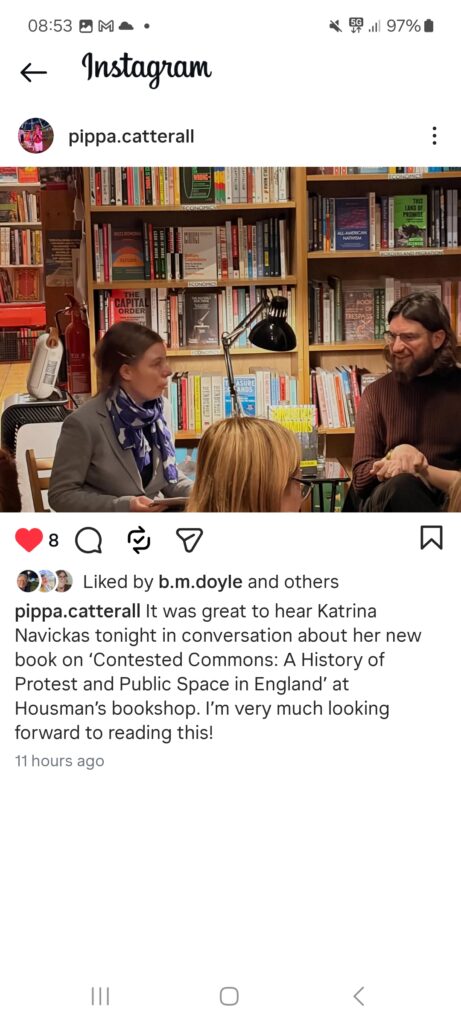 pippa catterall instagram post it was great to hear Katrina's conversation about her new book