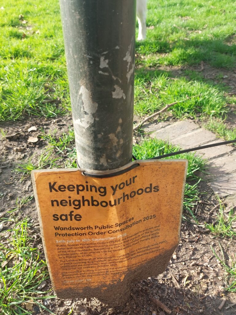 keeping your neighbourhoods safe wandsworth public spaces protection order consultation 2025