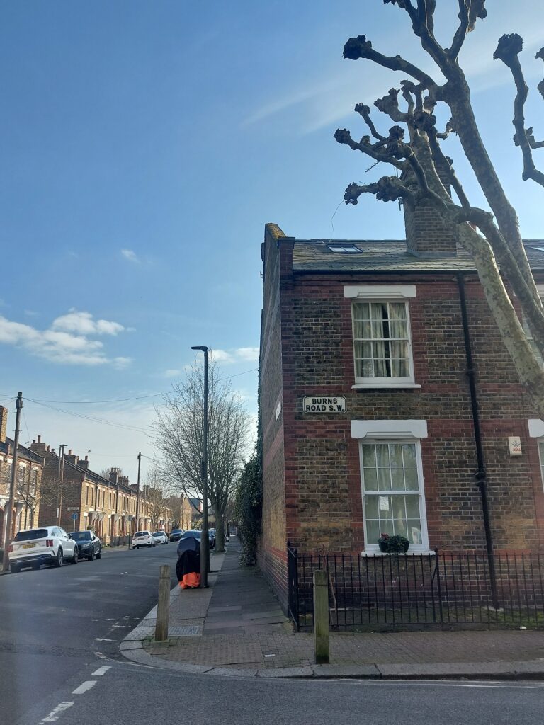 Burns Road street