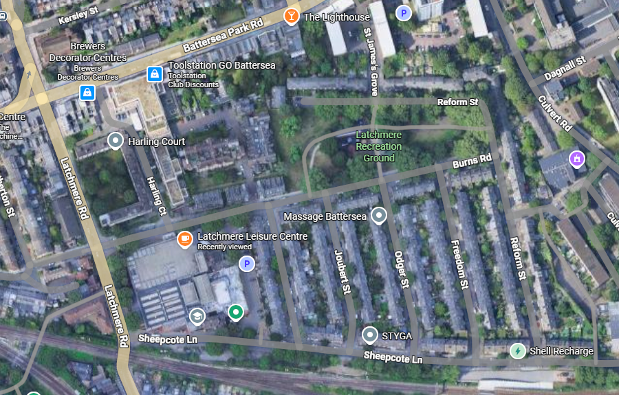 google earth map